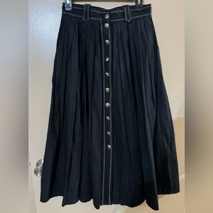 Vintage Western Skirt with Buffalo Nickel Buttons
